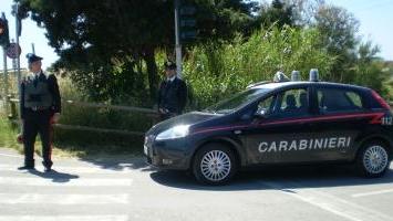 Un controllo dei carabinieri