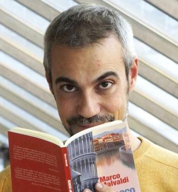 Lo scrittore pisano Marco Malvaldi         