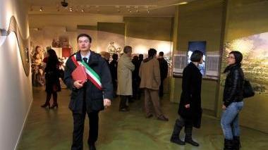 Il sindaco Tempesti durante l’inaugurazione del Museo