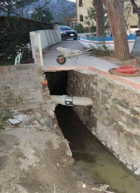 Il ponte tra via Marconi e via Roma