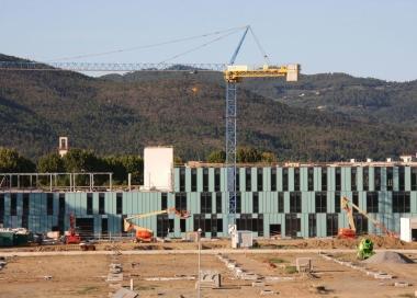 Il cantiere del nuovo ospedale