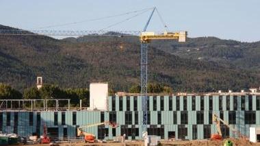 Il cantiere del nuovo ospedale