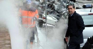 La macchina allopera e il presidente Gianenrico Spediacci 