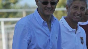Il direttore sportivo Umberto Aringhieri e l’allenatore Marco Masi