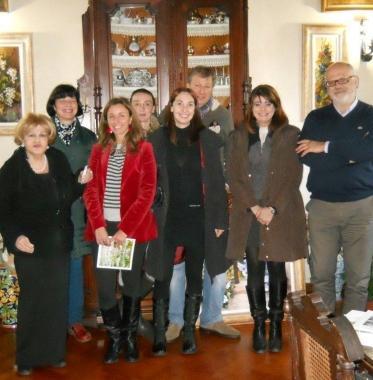 Il gruppo che ha illustrato le iniziative alle Piastre 