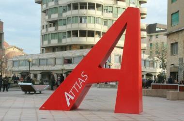 La grande A nella nuovo look dellAttias dopo i lavori 