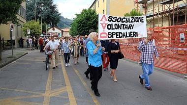 Lassessore regionale alla Salute Daniela Scaramuccia e un corteo a difesa dellospedale di Pescia   