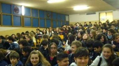 I ragazzi presenti all’incontro