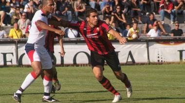 Marino Taddeucci con la maglia della Lucchese