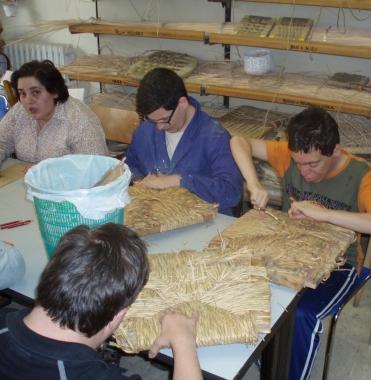 I ragazzi della coop al lavoro 