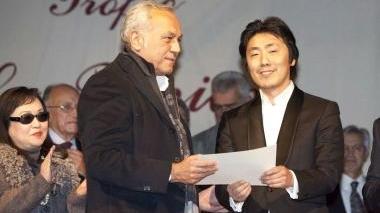 Paolo Spadaccini (a sinistra) presidente del Pucciniano