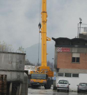 La Cartiera Fenili dove si è verificato l’infortunio (Vip)