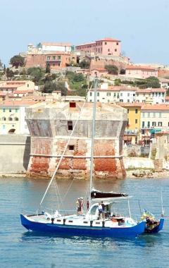Uno scorcio di Portoferraio vista dal mare