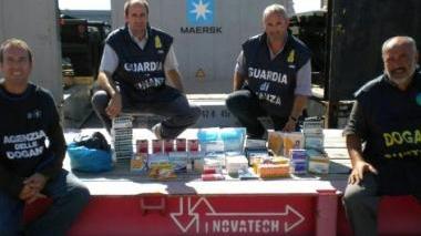 <b>SEQUESTRATI.</b> I farmaci di fabbricazione cinese