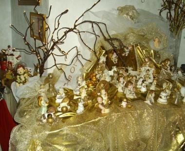 Il presepe con Halloween realizzato da Roberta Spurio        