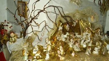 Il presepe con Halloween realizzato da Roberta Spurio