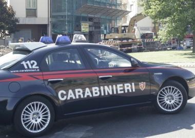 I carabinieri intervenuti a Oste 