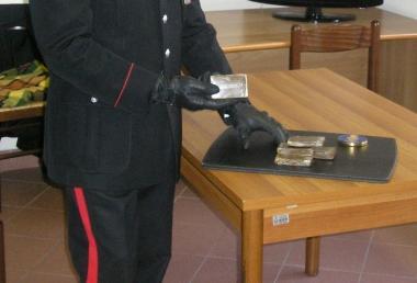 La droga sequestrata dai carabinieri 