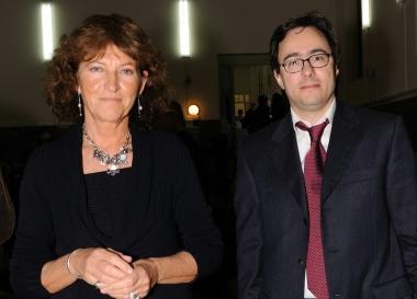 <b>LA PRESIDE </b>Daniela Giovannini e Marcucci della Fondazione Bianciardi 