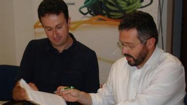 A sinistra Damiano Carli (Cesvot)