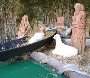 Dettaglio del presepe fucecchiese 