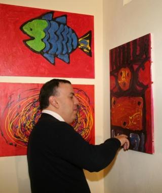 "Fondo Rosso" di Falconcini, l'arte per superare la disabilità