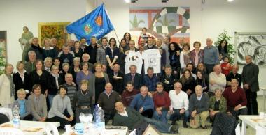 Foto di gruppo al termine della festa 