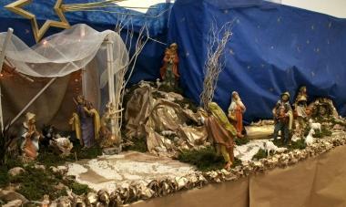 <b>TRADIZIONALE. </b>Il presepe delloratorio Don Bosco di via Maroncelli a Viareggio            