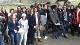 Foto di gruppo per gli studenti che hanno partecipato al concorso
