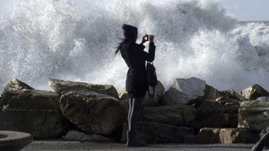 Alberi abbattuti e tetti scoperchiati per il vento in città e sul litorale