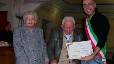 Nello Pescini e Giovanna Carlotti e la cerimonia con Taglioli