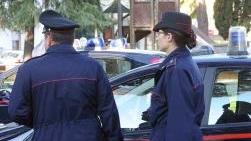 Un intervento dei carabinieri