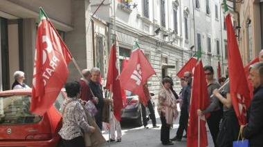 Una manifestazione della Cgil