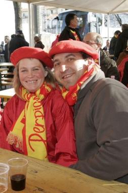 Tifosi francesi al Cavalieri Village 