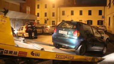<b>SEQUESTRATA.</b> La Volkswagen Polo rintracciata dai vigili urbani in via Puccini
