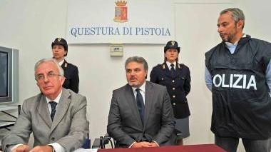 Da sinistra il questore Maurizio Manzo e il dirigente Antonio Fusco
