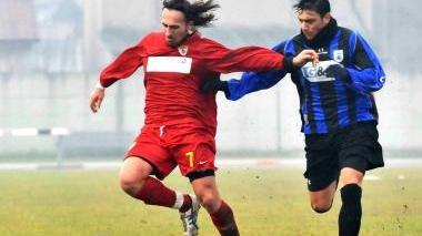 Alessio Flora autore di uno dei due gol giallorossi