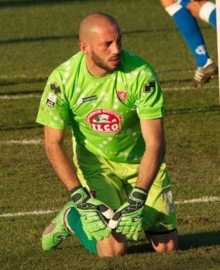 <b>IL PORTIERE.</b> Narciso dopo il primo gol subito 