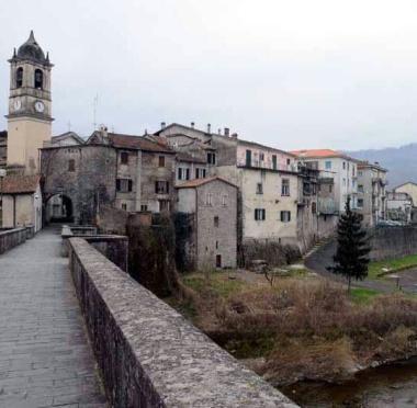 Una veduta di Villafranca in Lunigiana
