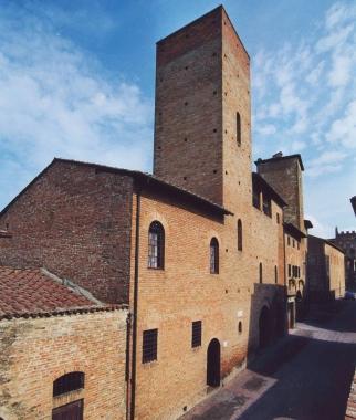 La casa del Boccaccio nel borgo alto di Certaldo   
