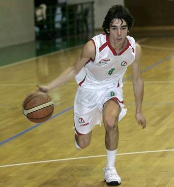 Guidi, autore di nove punti contro il Pellegrini Grosseto 