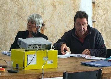 Mario Tozzi e il direttore del Parco Franca Zanichelli 