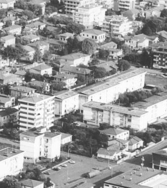 Zona urbanizzata con nuclei case popolari