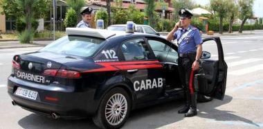 Una pattuglia dei carabinieri 