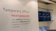 Il logo dell’offerta nel nuovo ufficio