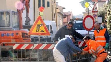 Lavori dell’acquedotto