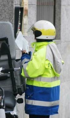 Un postino al lavoro 