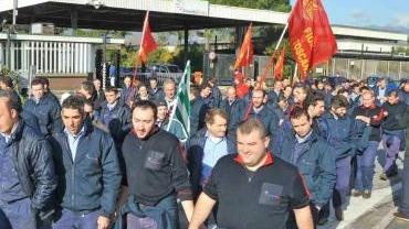 Uno sciopero alla Breda (foto d’archivio)