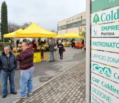 Un mercatino di Campagna Amica 