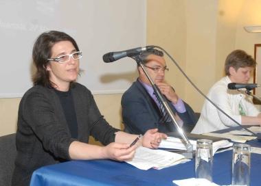 Beatrice Bini (a sinistra) presidente del consorzio Pmi   